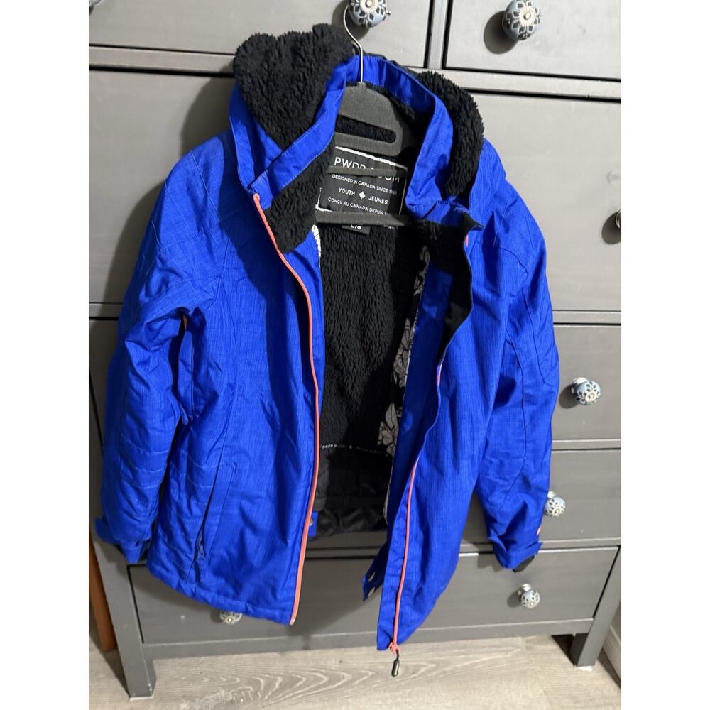 PWDR Room Phantom Snowboard Jacket Girls L EUC